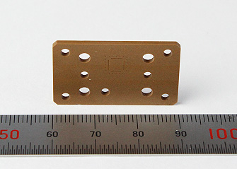 樹脂超微細穴あけ加工 イメージ