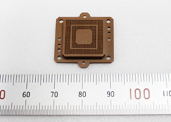 マシニング加工（樹脂超微細穴あけ加工） イメージ