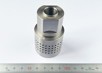 NC旋盤加工後、マシニングC軸加工 イメージ